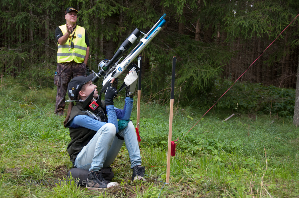 Kristin Antsmäe EE, Steyr LG 110 Field Target, Nikko Stirling Targetmaster 10-50x60